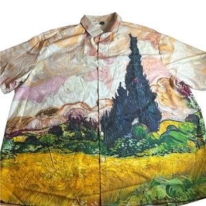 Van Gogh inspired shirt 3x